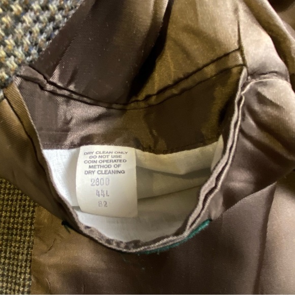 Hunt Valley Grey Black Patterned Sports Coat, 44L - Picture 12 of 13